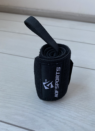 Бинт пауэрлифтерский спортивный на запястье кисть aqf sports