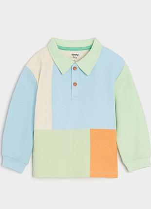 Кофта поло на комірець 98