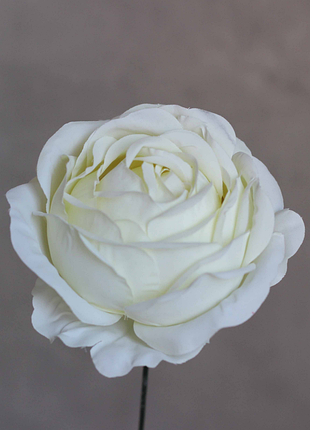 Искусственный цветок роза wedding piano, 10 см., цвет айвори. цветы премиум-класса для интерьера, декора