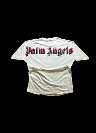 Біла футболка palm angels3 фото
