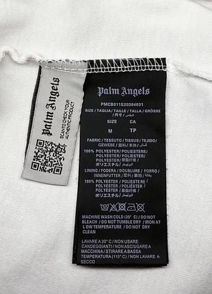 Біла футболка palm angels4 фото