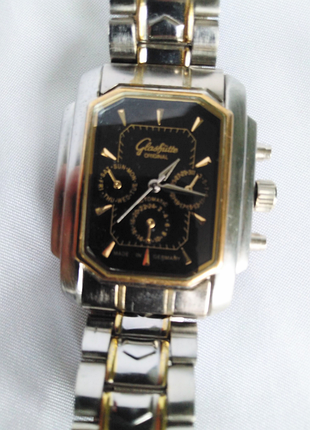 Часы кварцевые glashutte мужские, классические, новые,