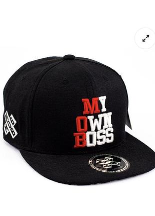 Mobxld my own boss чорна кепка бейсболка