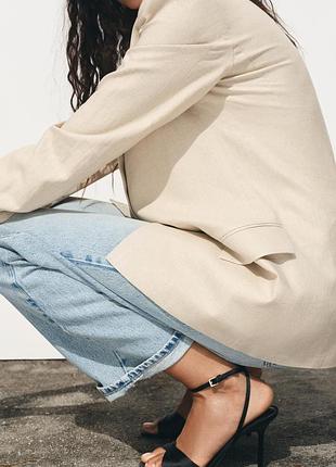 Сатинові босоніжки zara