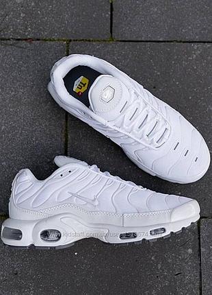 Р.39-46 кроссовки nike air max plus tn white nk156
