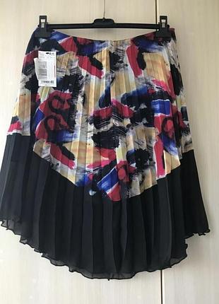 Плісирована спідниця з графіті mango / s