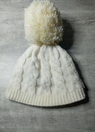 Женская, шерстяная, вязаная шапка trico stile