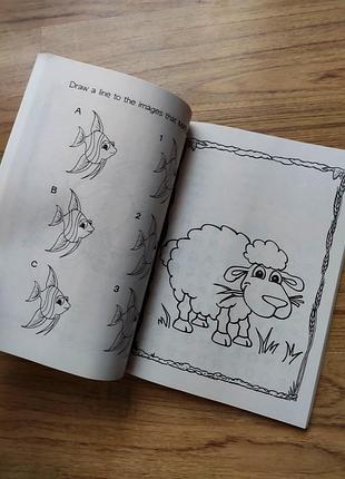 Дитячі ігри в велика розмальовка тварини colouring activity book usa original. дуже цікаві,є різні в