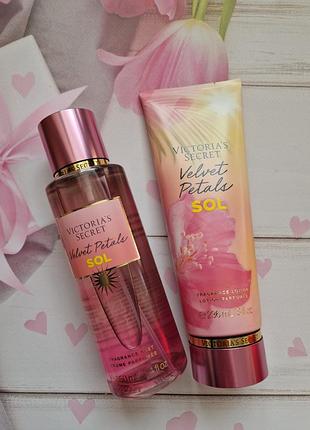 Комплект увлажняющий лосьон для тела и мист victoria's secret оригинал