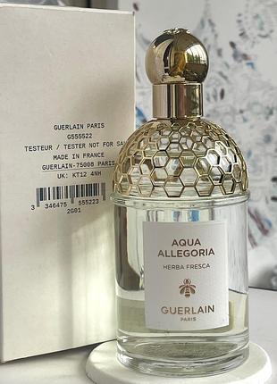 Оригінал. туалетна вода для жінок aqua allegoria herba fresca від guerlain 125 мл