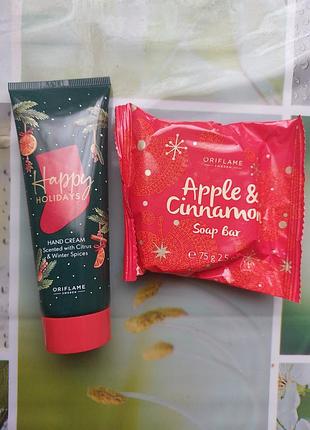 Набор крем для рук и мыло