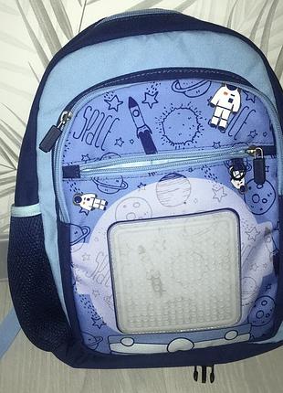 Рюкзак для хлопчика з малюнками космосу !