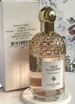 Оригінал. туалетна вода для жінок aqua allegoria pera granita від guerlain 125 мл