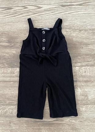 Дитячий чорний комбінезон з брюками primark на 6-9 місяців