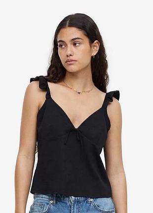 Чорний жіночий топ