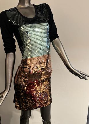 Сукня armani чорна стрейч мʼяка , s-m