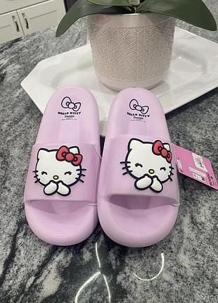 Трендові шльопанці hello kitty