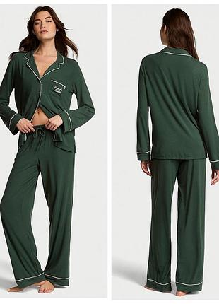 Victoria ́s victorias secret віктория сикрет піжама, костюм для сну будинку modal long pajama set