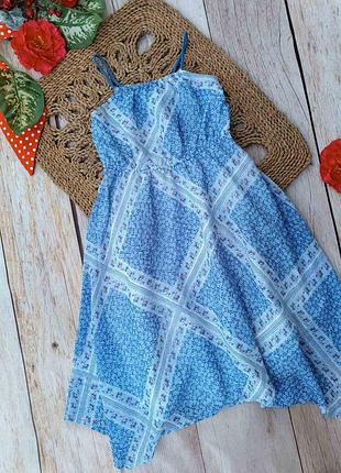 Шифонова літня сукня сарафан для дівчинки летнее платье сарафан для девочки