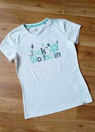 Jack wolfskin футболка женская slim fit