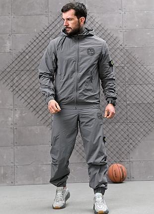 Спортивный костюм stone island submariner grey нп4993(k7 - 00)