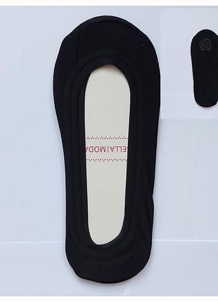 Підліткові слідки,підслідники капронові з силіконом і гальмами.  36-38р.чорні