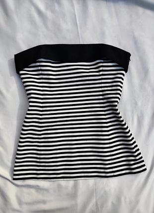 Топ блуза в полоску