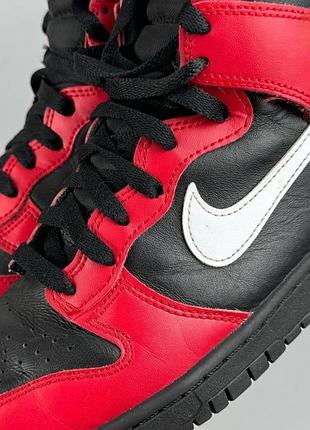 Кросівки дитячі nike dunk high deadpool red/black розмір 36.5 ,устілка 23 см3 фото