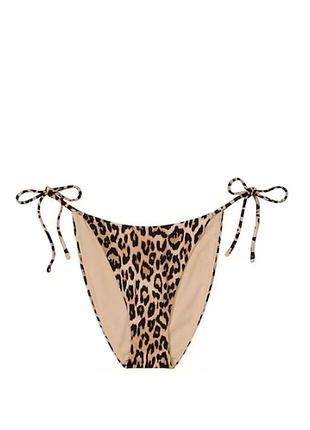 Victorias secret плавки brown leopard brief swim bikini bottomvictorias secret плавки brown leopard