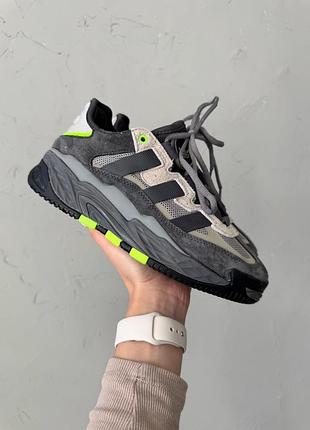 Кроссовки nero adidas read grey/mint