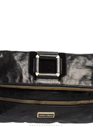 Фирменная сумка клатч натуральная кожа jimmy choo
