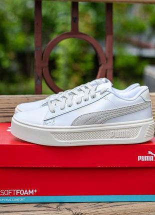 Жіночі кросівки puma smash platform v3 mono twist 395318 05 оригінал