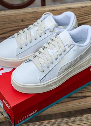 Жіночі кросівки puma smash platform v3 mono twist 395318 05 оригінал5 фото