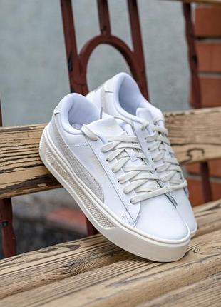 Жіночі кросівки puma smash platform v3 mono twist 395318 05 оригінал2 фото