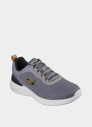 Оригінальні чоловічі кросівки skechers / кросівки сірого кольору3 фото