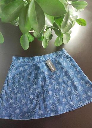 Мини юбочка джинсовая