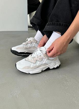 Кроссовки adidas ozweego adiprene pride white/beige