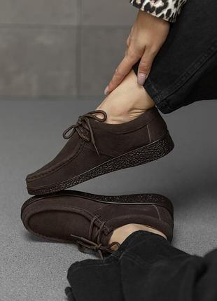 👟 жіночі лофери brown коричневі  👟