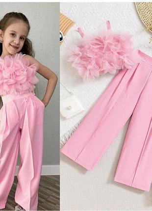 Стильний костюм топ і штани