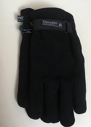 Флисовые перчатки thinsulate thermal insulation 40 gram