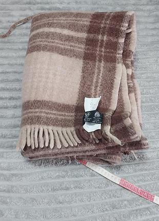 Плед детский 120 на 120 см латвия klippan saule коричнево бежевый