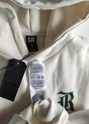 Худи с капюшоном black squad (new yorker) 05.03.120.0552 офф вайт р.м