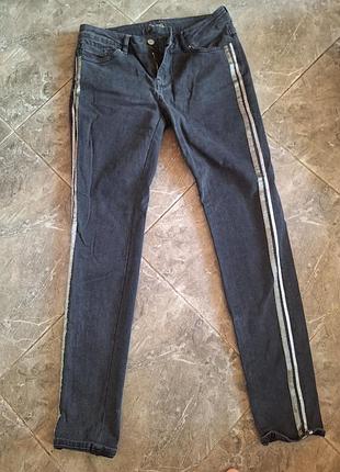 Джинсы графит