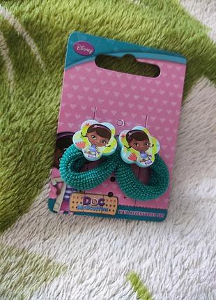 Дитячі резинки  для дівчинки лікар плюшева disney