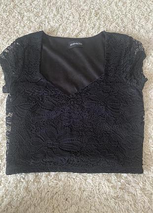 Топ мереживо в живу дуже гарний розмір xs