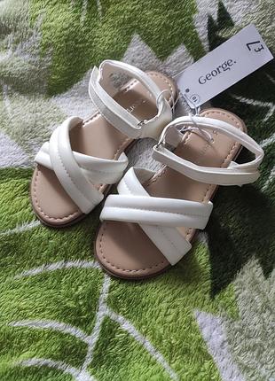 Дитячі босоніжки р.27-28, 17см.для дівчинки гарні george