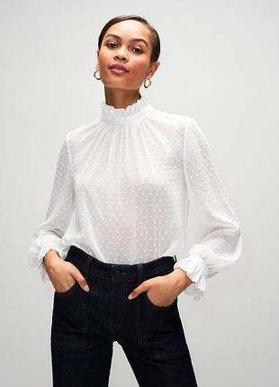 Фірмова гарна сорочка claudie pierlot  victorian collar satin shirt
