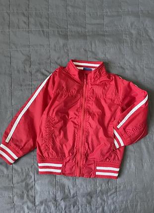 Вітровка з лампасами cherokee 2-3-4 роки червона курточка