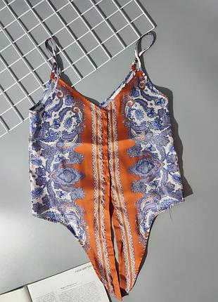 Атласная майка от hm