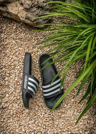 👟🔥 шльопанці чоловічі Salmon adidas adilette - black (41-45)
